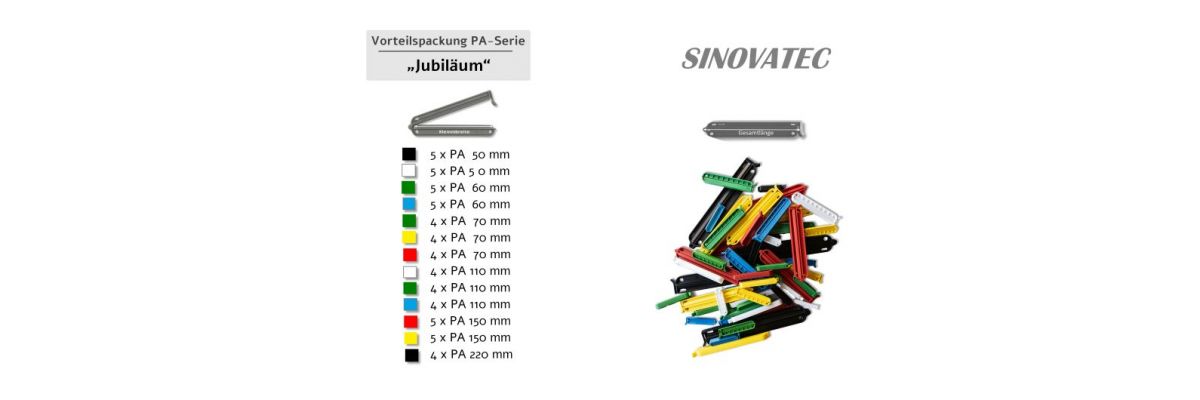 10 Jahre Sinovatec GmbH / Besonders günstige Jubiläumssparpackung für unsere Privatkunden - WeLoc Jubiläumssparpackung